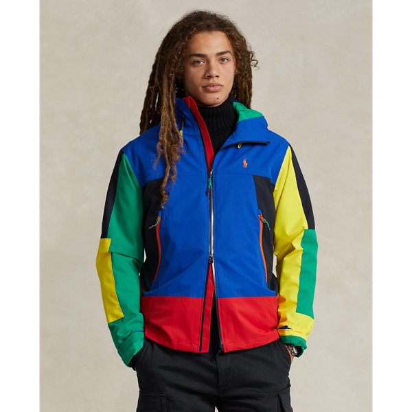 Colour-Blocked Water-Resistant Jacket