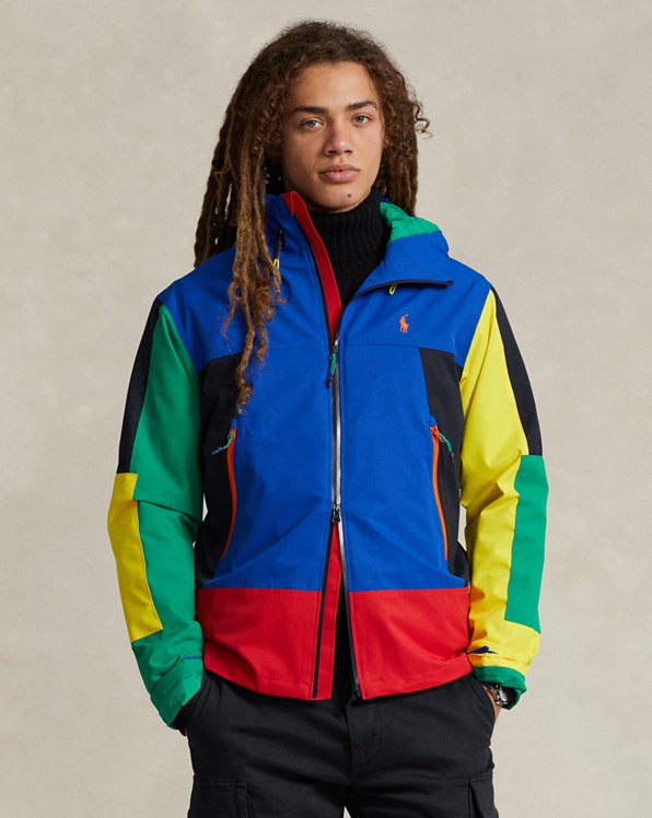 Color-Blocked Water-Resistant Jacket