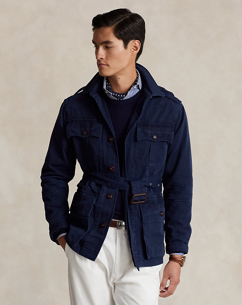 Twill Belted Utility Jacket Polo Ralph Lauren 1