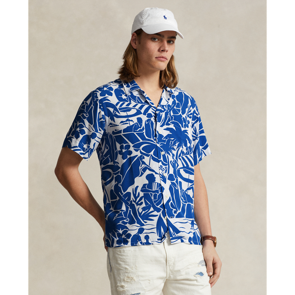 Classic Fit Beach-Print Camp Shirt Polo Ralph Lauren 1