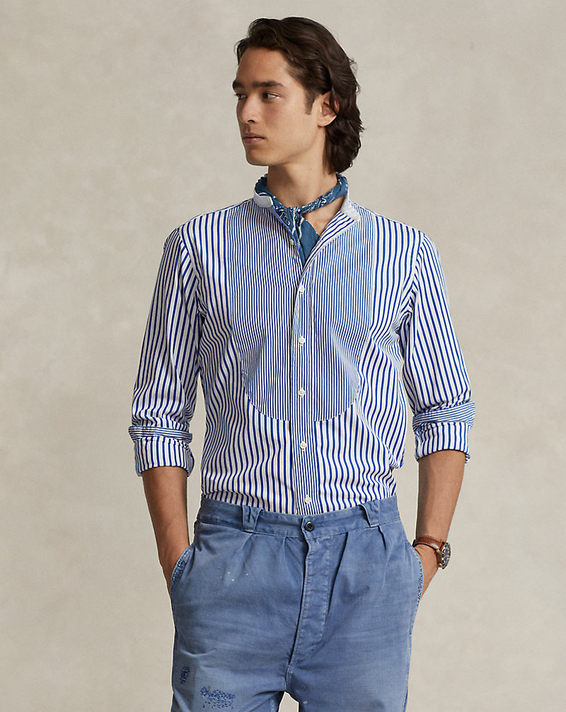 Classic Fit Striped Poplin Shirt Polo Ralph Lauren 1
