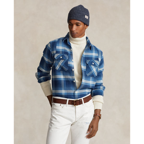 Classic Fit Plaid Flannel Workshirt