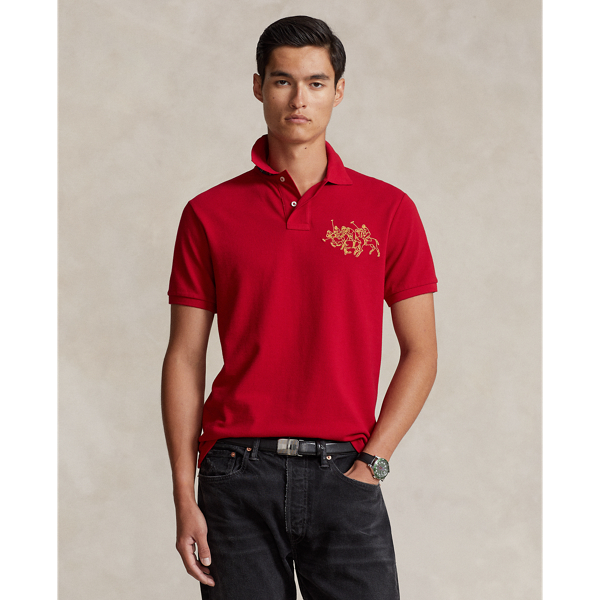 Lunar New Year Triple-Pony Polo Shirt