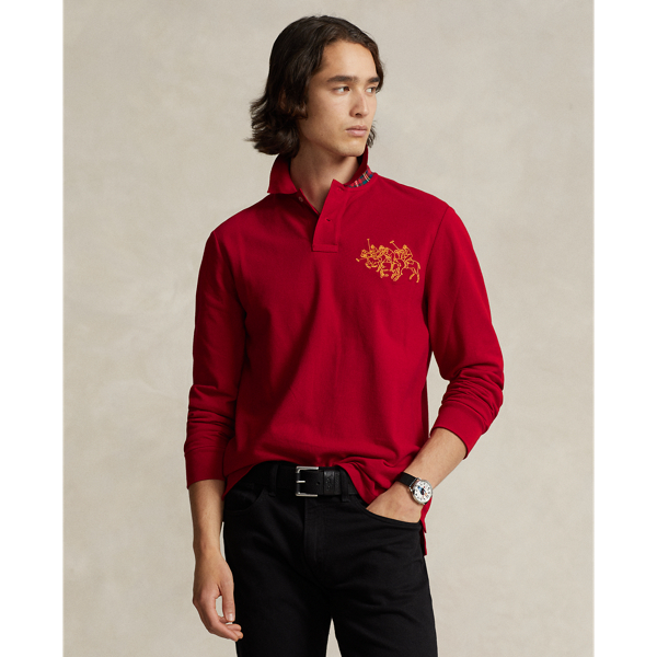 Lunar New Year Triple-Pony Polo Shirt