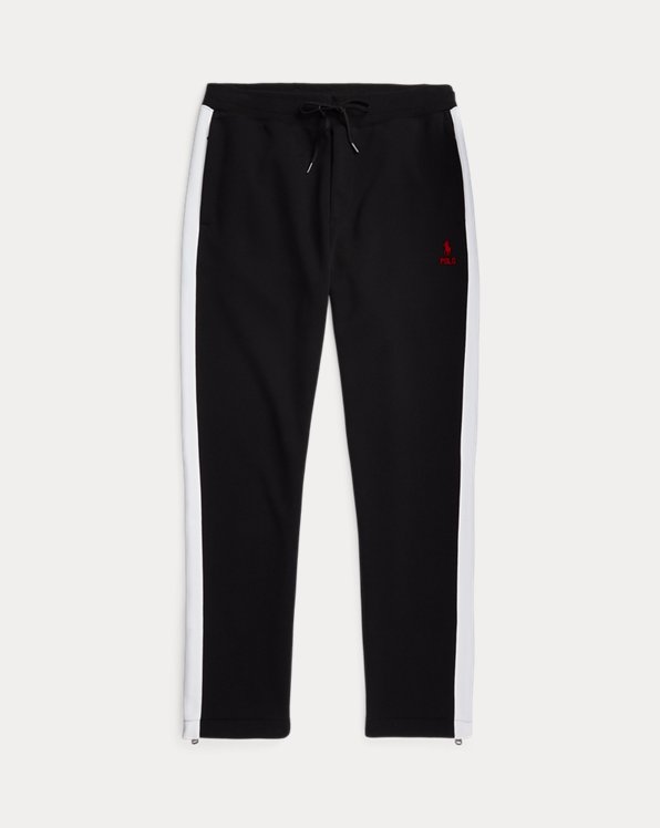 Double-Knit Mesh Track Trouser