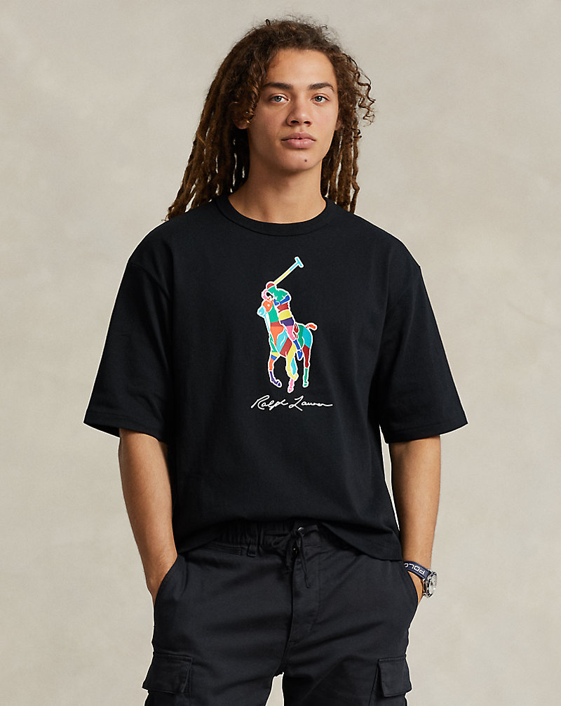 Relaxed Fit Big Pony Jersey T-Shirt Polo Ralph Lauren 1