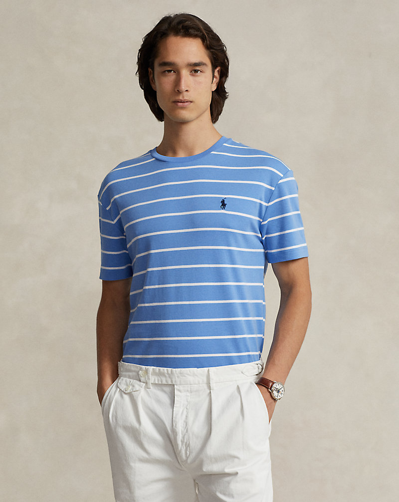 Classic Fit Striped Soft Cotton T-Shirt Polo Ralph Lauren 1