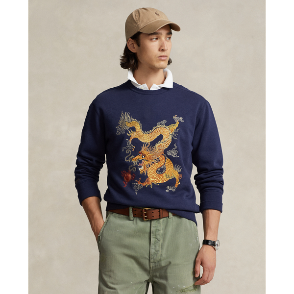 Lunar New Year Dragon Fleece Sweatshirt Polo Ralph Lauren 1