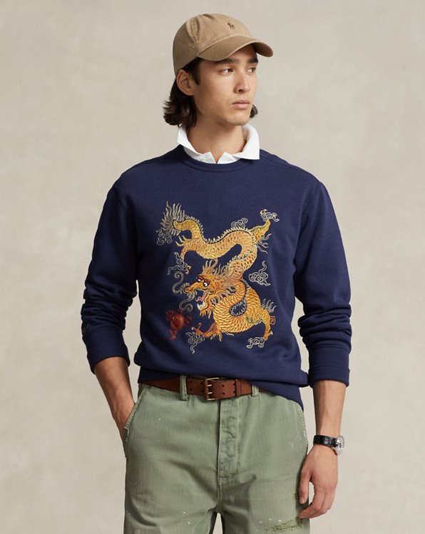 Lunar New Year Dragon Fleece Sweatshirt