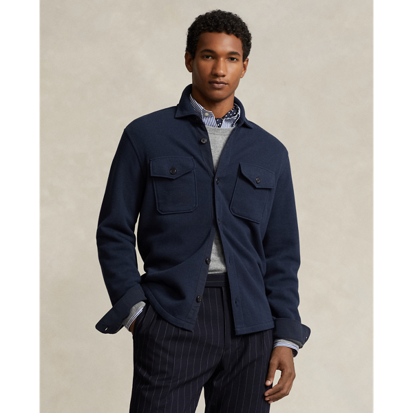 Double-Knit Mesh Overshirt Polo Ralph Lauren 1