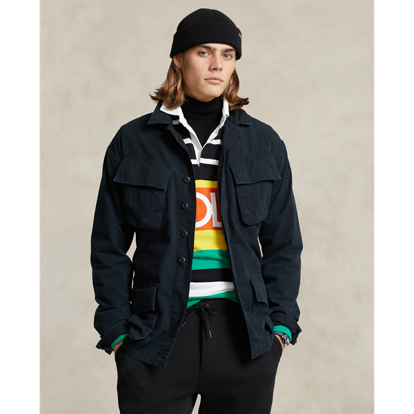 Ripstop overshirt - GOTS/Vegan - Black Jet