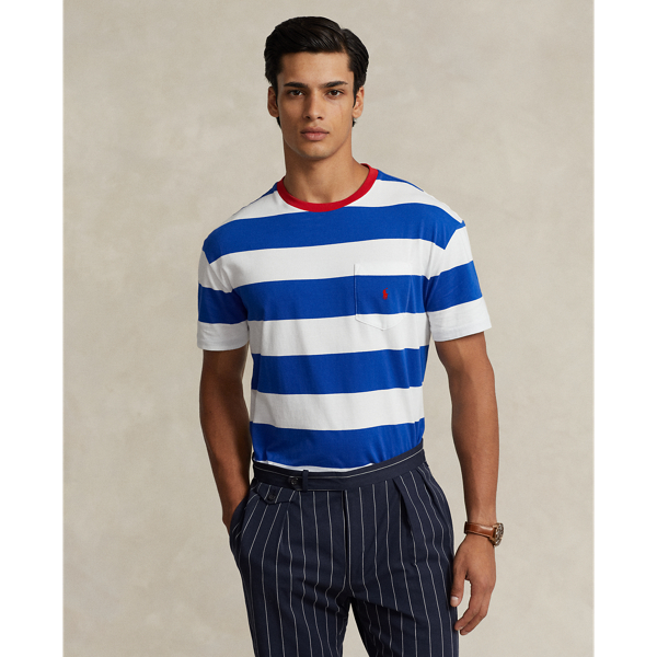 Classic Fit Striped Jersey T-Shirt