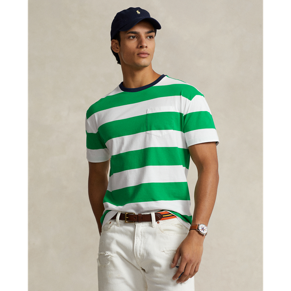 Classic Fit Striped Jersey T-Shirt