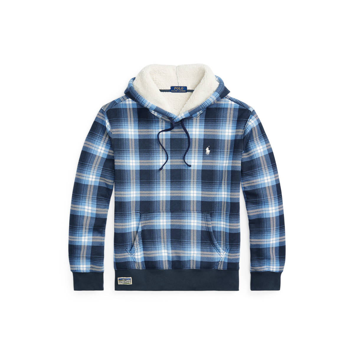 Plaid Fleece Hoodie