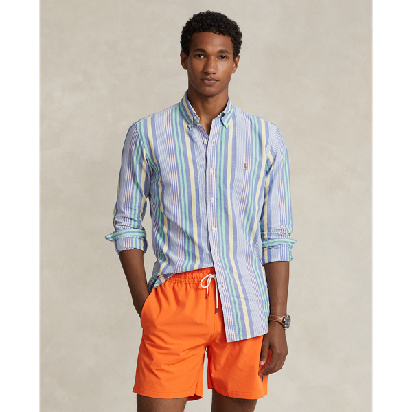 Slim Fit Striped Oxford Shirt Polo Ralph Lauren 1