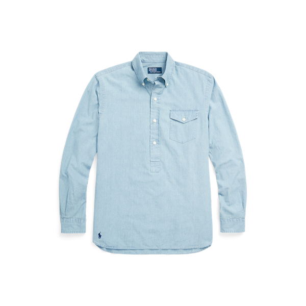 Chemise Classic Fit à enfiler chambray