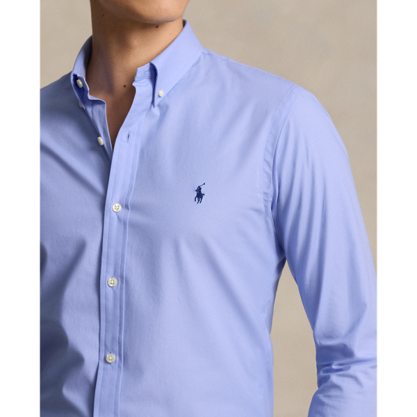 Polo ralph lauren slim fit best sale poplin shirt