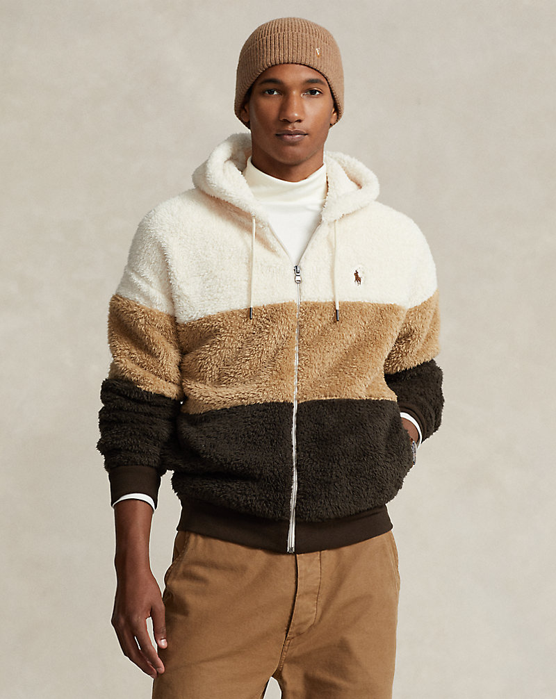 Teddyfleece hoodie met kleurblokken Polo Ralph Lauren 1