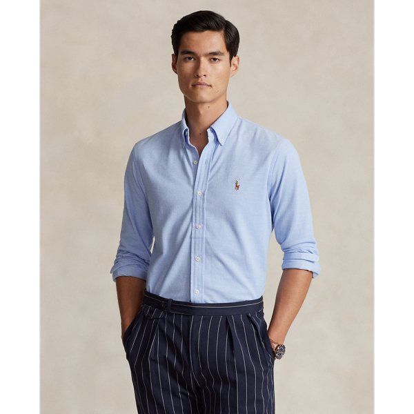 Camicia Oxford in maglia