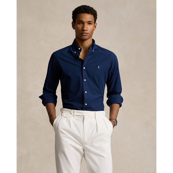 Custom Fit Stretch Poplin Shirt Polo Ralph Lauren 1