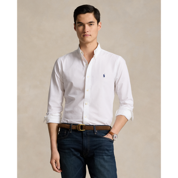 Custom Fit Stretch Poplin Shirt Polo Ralph Lauren 1