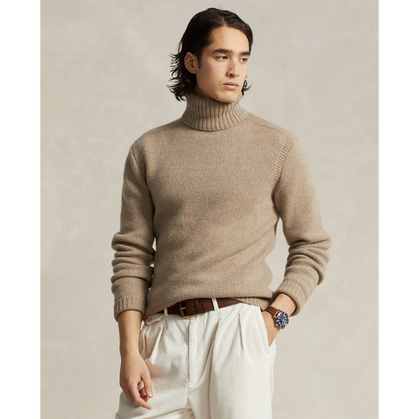 Wool-Cashmere roll neck jumper