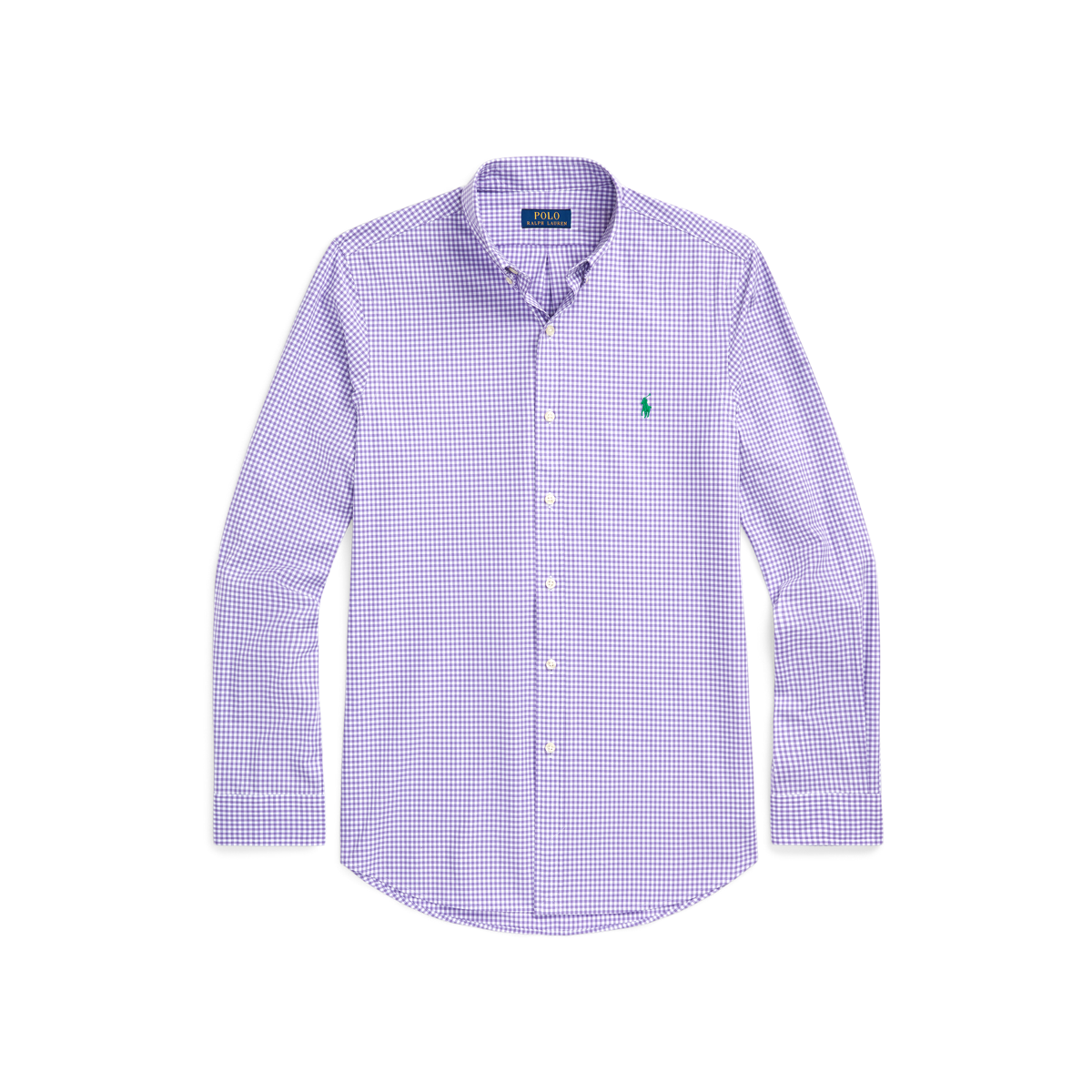 Polo ralph lauren slim fit gingham poplin sales shirt