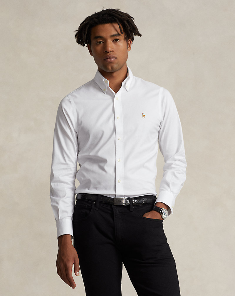 Slim Fit Pinpoint Oxford Shirt Polo Ralph Lauren 1