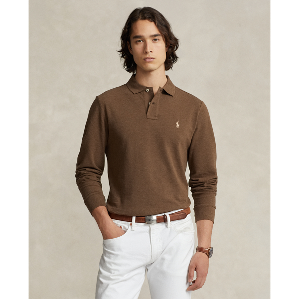 Custom Slim Long-Sleeve Polo