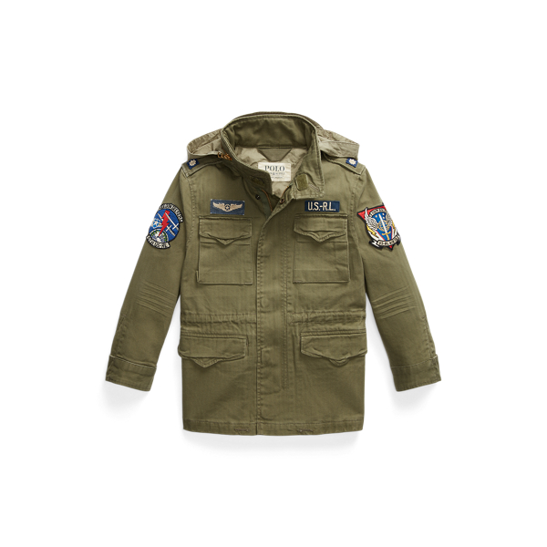 Cotton Herringbone Field Jacket BOYS 1.5–6 YEARS 1
