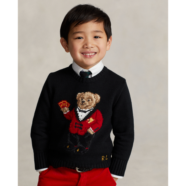 Lunar New Year Polo Bear Sweater Boys 2-7 1