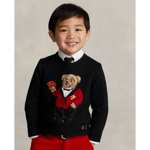 Lunar New Year Polo Bear Jumper BOYS 1.5–6 YEARS 1