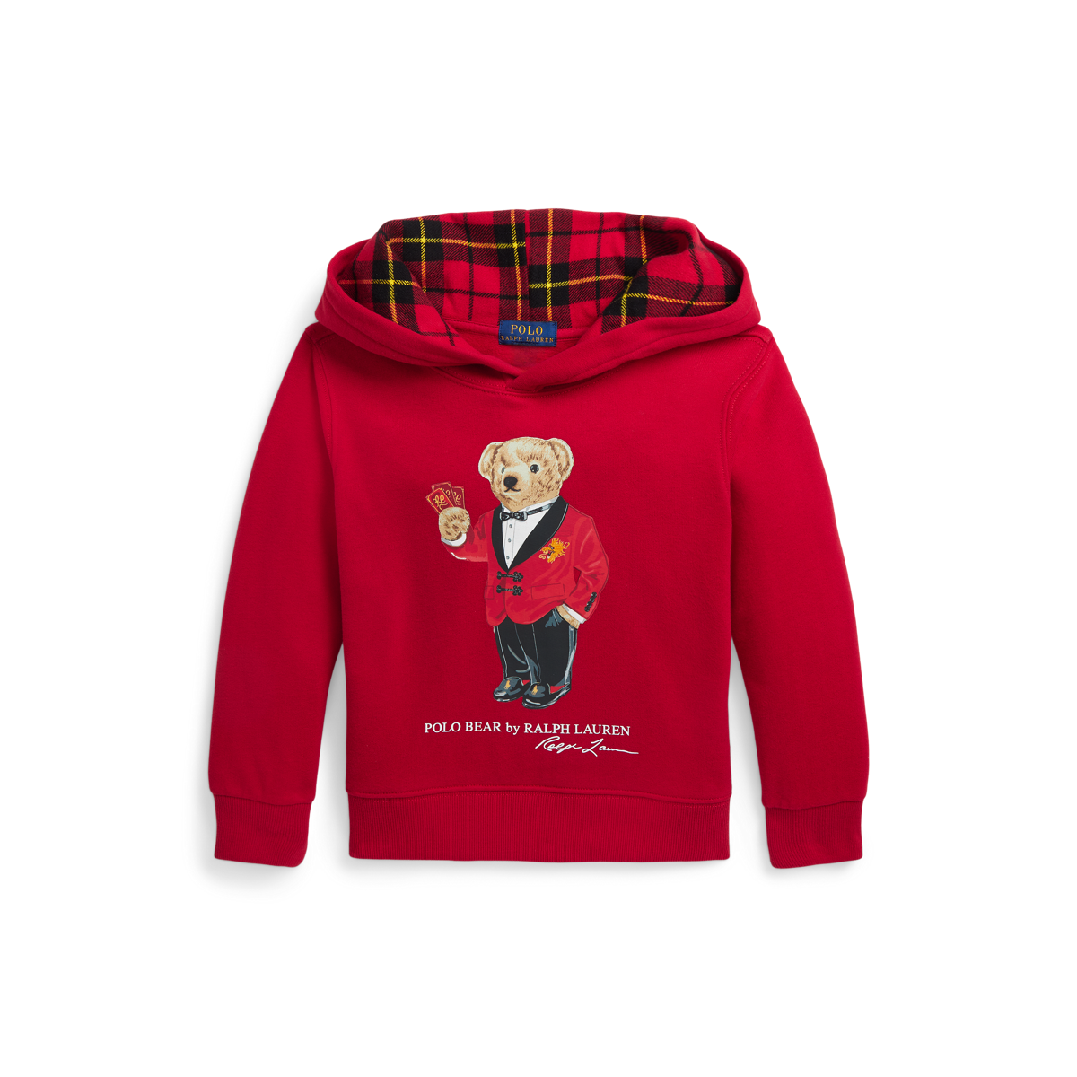 Red polo online hoodie bear