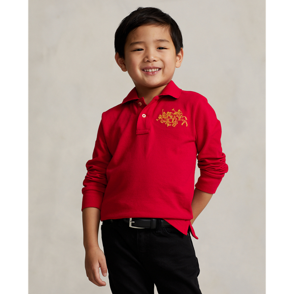 Lunar New Year Triple-Pony Polo Shirt