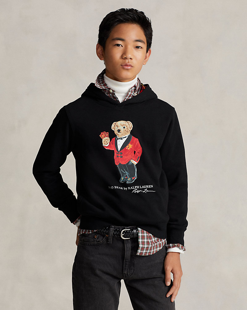 Lunar New Year Polo Bear Fleece Hoodie BOYS 6–14 YEARS 1