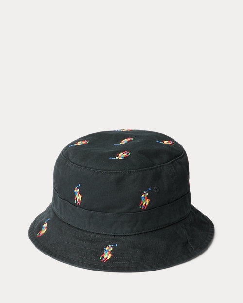 Tricolor Pony Twill Bucket Hat