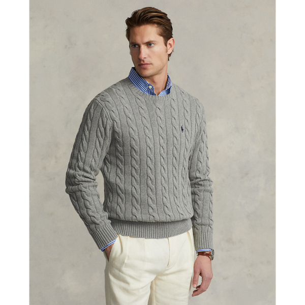 Cable-Knit Cotton Jumper