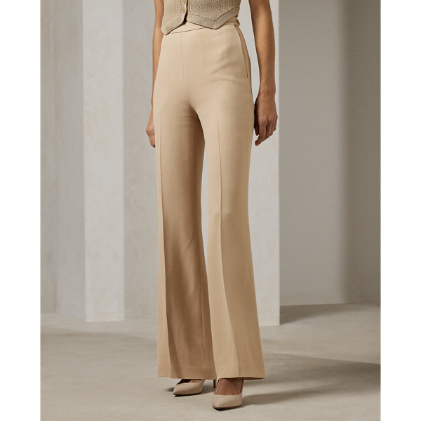 Polo Ralph Lauren high-waisted silk trousers - Orange