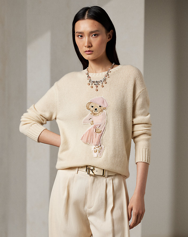 Maglia Ballet Polo Bear in cashmere Ralph Lauren Collection 1
