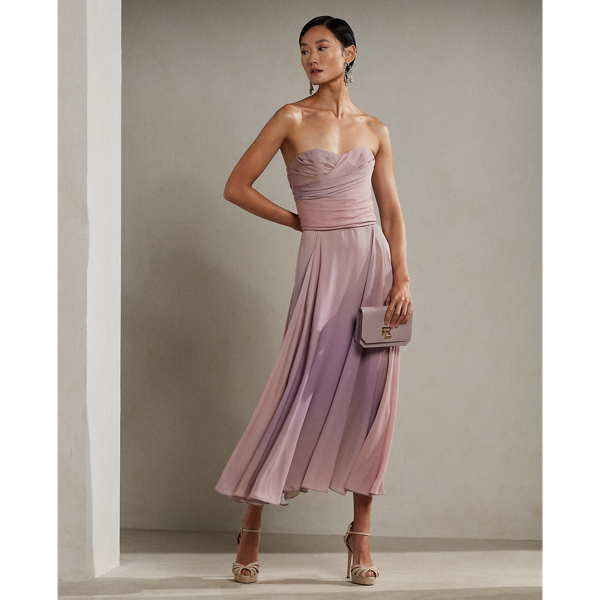 Leanne Ombre Georgette Cocktail Dress