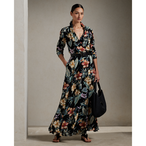 Aniyah Print Linen Voile Day Dress Ralph Lauren Collection 1