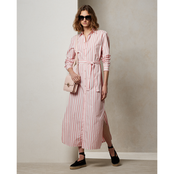 Ysabella Striped Cotton Day Dress Ralph Lauren Collection 1
