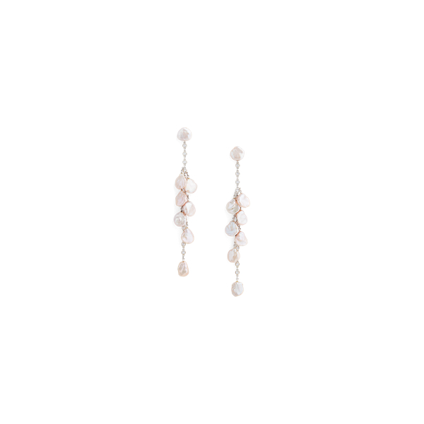 Hyacin Keshi Pearl Linear Drop Earrings
