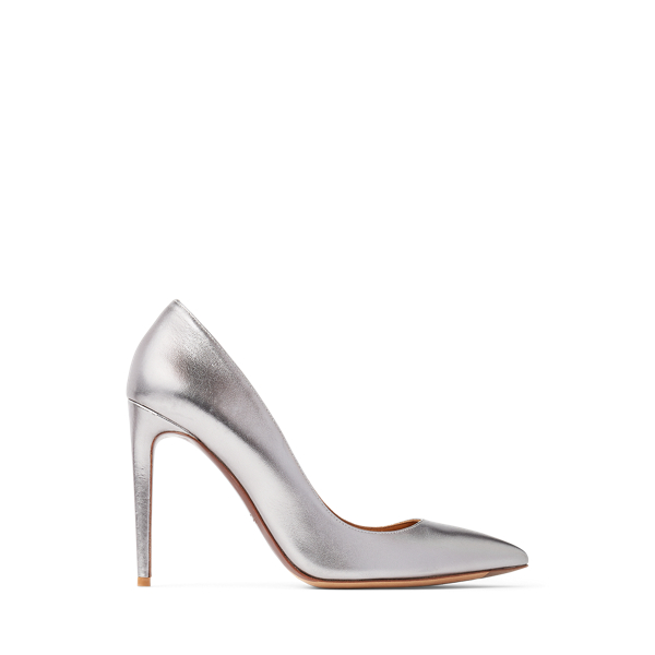 Celia Metallic Goatskin Pump Ralph Lauren Collection 1