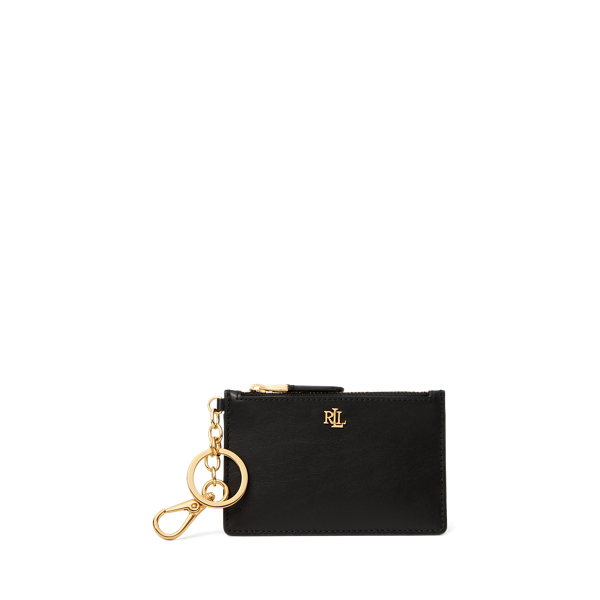 Leather Zip Card Case Lauren 1