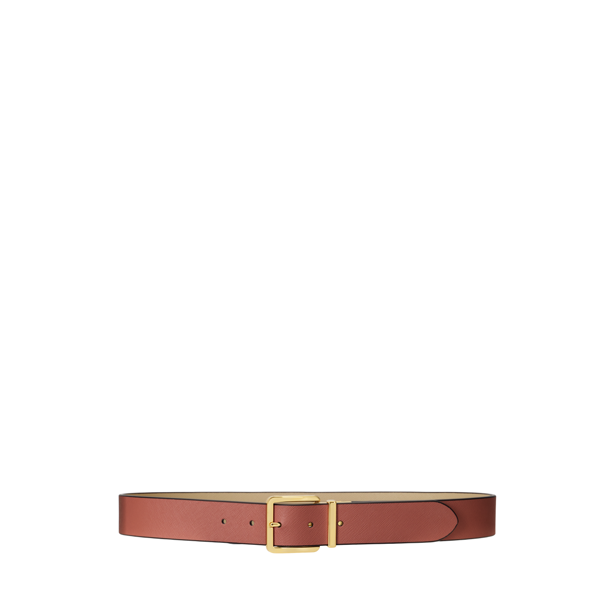 Reversible Crosshatch Leather Belt