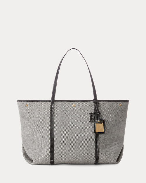 Canvas & Leather Large Emerie Tote