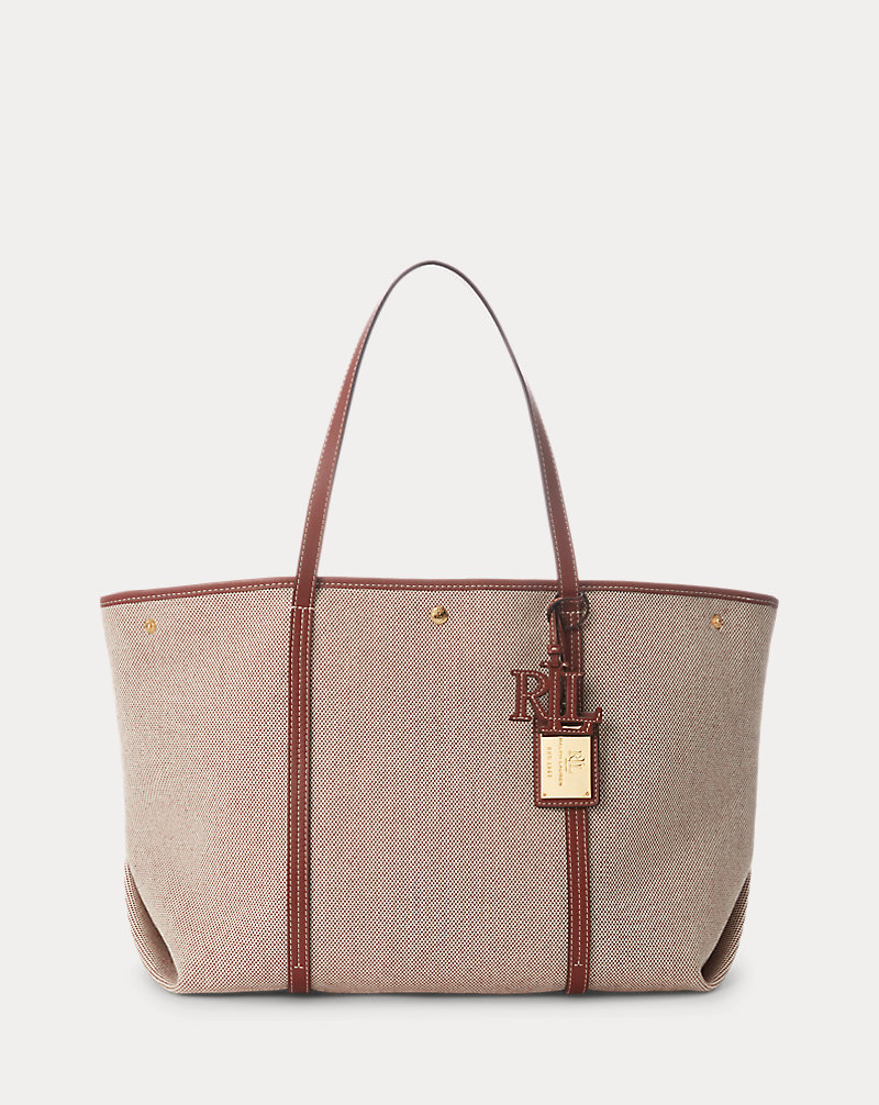 Canvas & Leather Large Emerie Tote Lauren 1