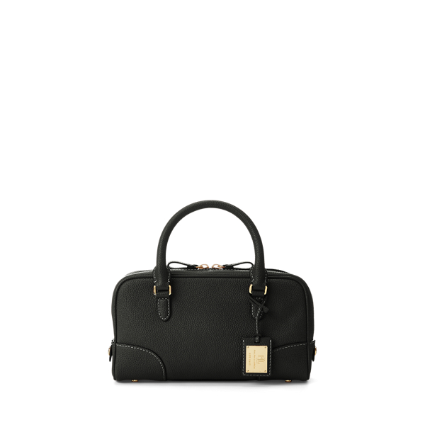 Pebbled Leather Small Emerie Satchel