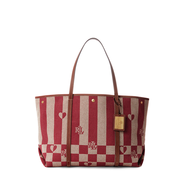 Logo Canvas Large Emerie Tote Lauren 1